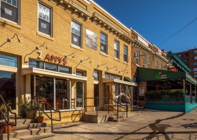 Neighborhood shops and cafes in Glover Park, Washington DC